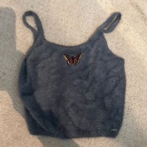 Hollister sweater tank top